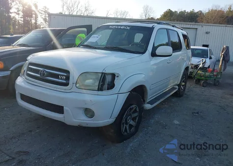 2003 Toyota Sequoia Limited V8 from USA, damaged, VIN 5TDZT38A63S166022